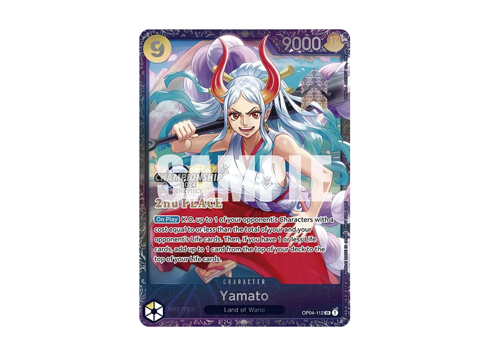 ヤマト SR [OP04-112]【英語版】(プロモーションカード「チャンピオンシップ 2024 ファイナルズ 2位 賞品」)