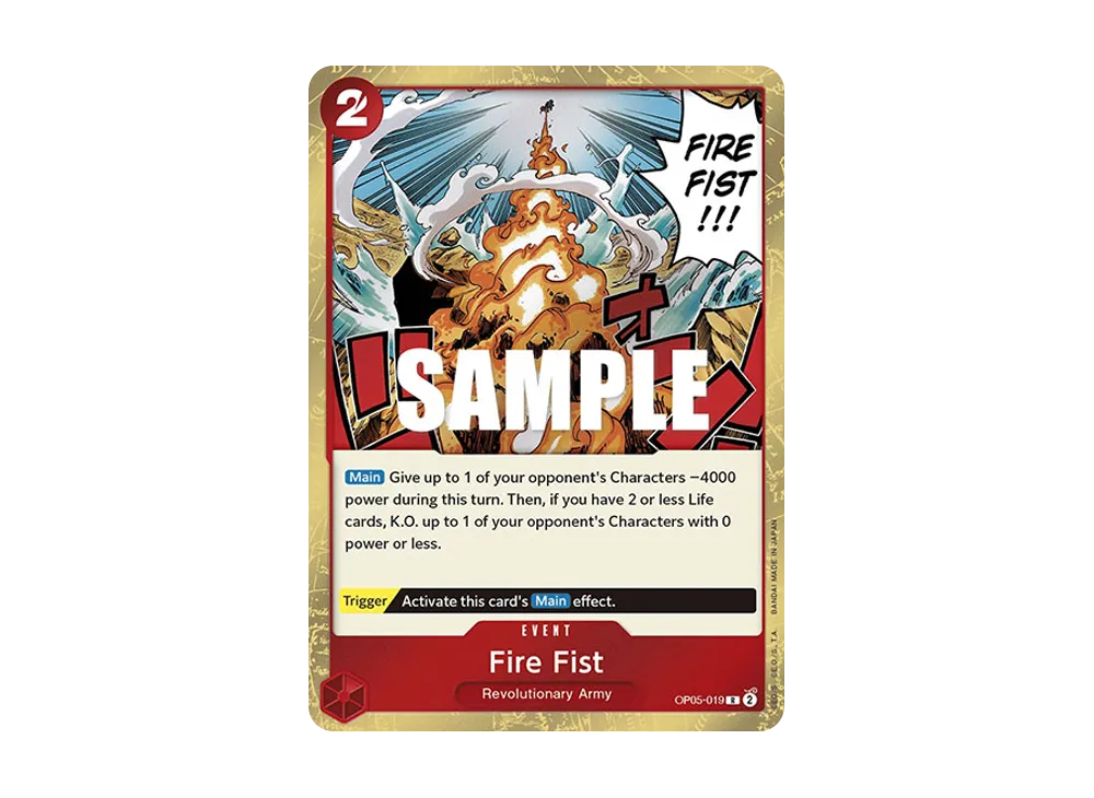 Fire Fist R [OP05-019] [EN](Booster Pack "Awakening Of The New Era")