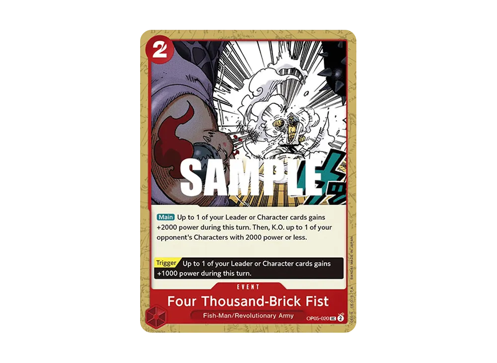 Four Thousand-Brick Fist UC [OP05-020] [EN](Booster Pack "Awakening Of The New Era")