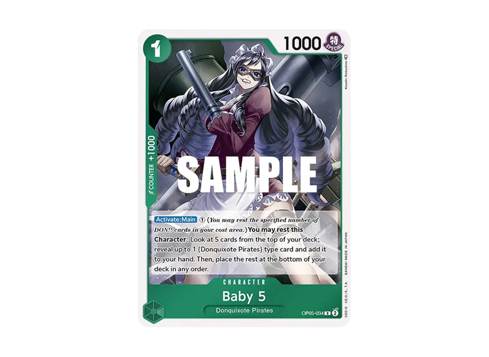Baby 5 R [OP05-034] [EN](Booster Pack "Awakening Of The New Era")