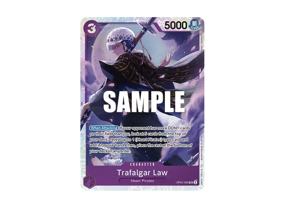 トラファルガー・ロー SR-SP (コミパラ) [OP05-069](ブースターパック