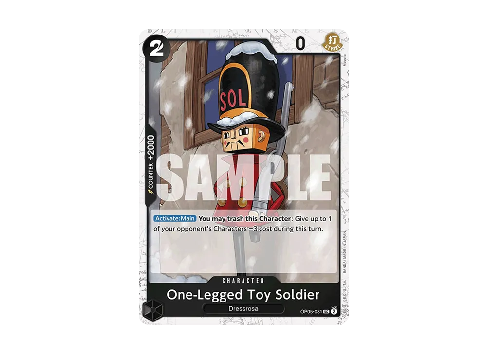 One-Legged Toy Soldier UC : Pirate Flag Foil [OP05-081] [EN](Premium Booster "ONE PIECE CARD THE BEST")