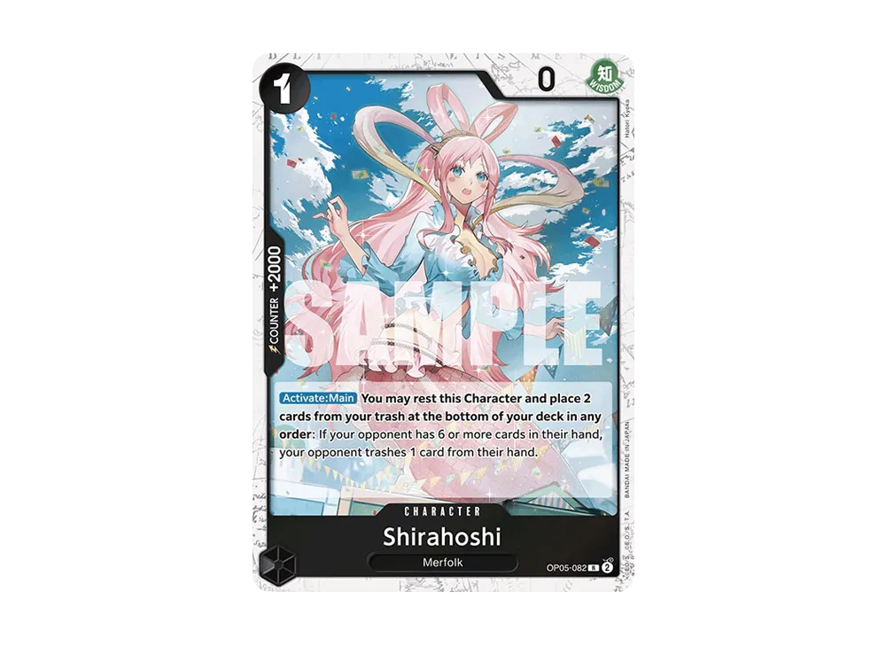 Shirahoshi R : Pirate Flag Foil [OP05-082] [EN](Premium Booster "ONE PIECE CARD THE BEST")