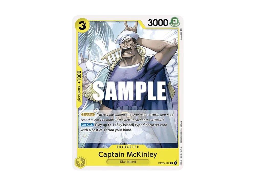 マッキンリー隊長 C [OP05-112]【英語版】(ブースターパック「新時代の主役」)