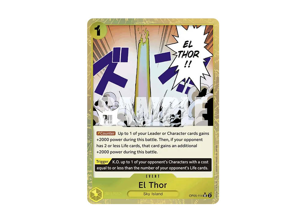 El Thor UC :Full Art [OP05-114] [EN](Premium Booster "ONE PIECE CARD THE BEST")