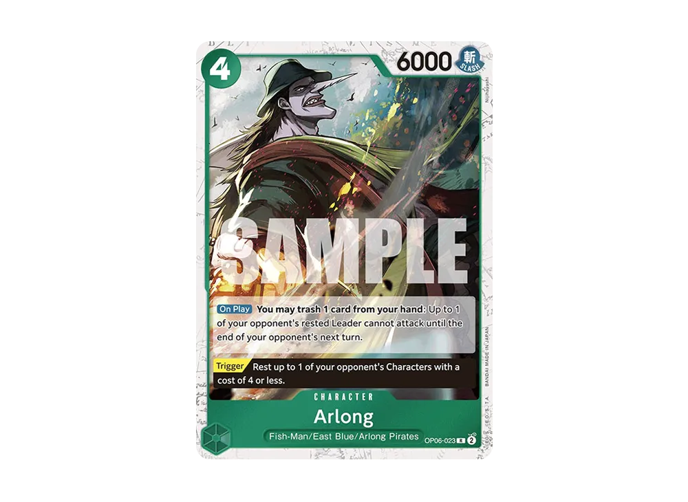 Arlong R : Pirate Flag Foil [OP06-023] [EN](Premium Booster "ONE PIECE CARD THE BEST")