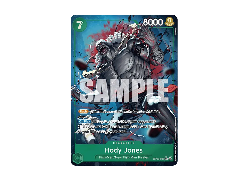 Hody Jones SR-P [OP06-035] [EN](Premium Booster "ONE PIECE CARD THE BEST")