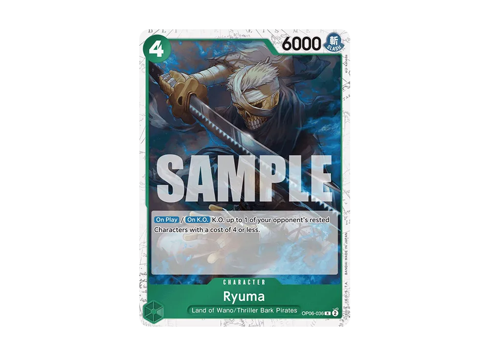 Ryuma R : Pirate Flag Foil [OP06-036] [EN](Premium Booster "ONE PIECE CARD THE BEST")