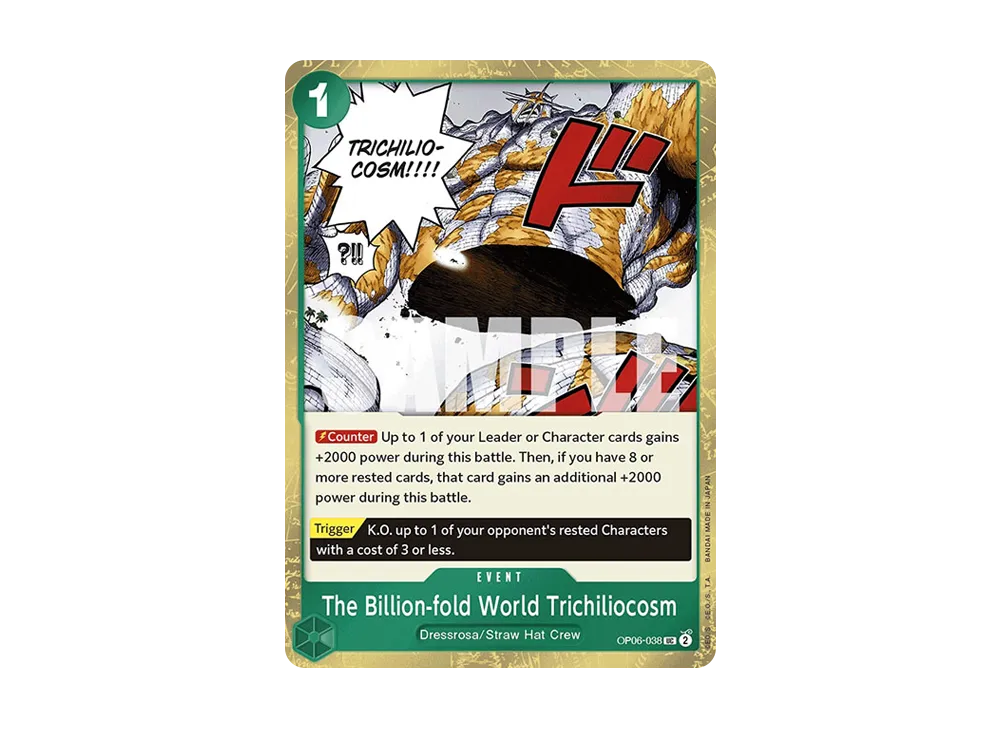 The Billion-fold World Trichiliocosm UC : Pirate Flag Foil [OP06-038] [EN](Premium Booster "ONE PIECE CARD THE BEST")