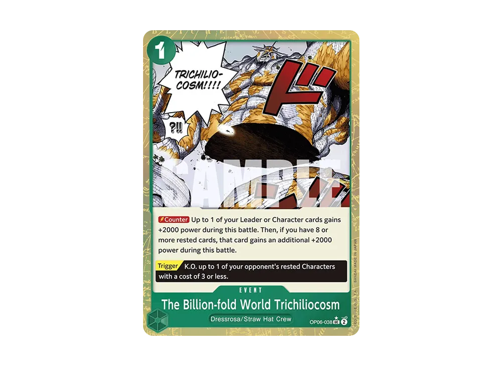 The Billion-fold World Trichiliocosm UC :Full Art [OP06-038] [EN](Premium Booster "ONE PIECE CARD THE BEST")