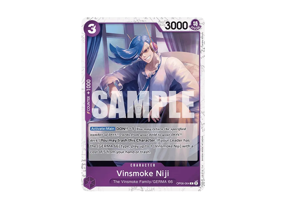Vinsmoke Niji C : Pirate Flag Foil [OP06-064] [EN](Premium Booster "ONE PIECE CARD THE BEST")