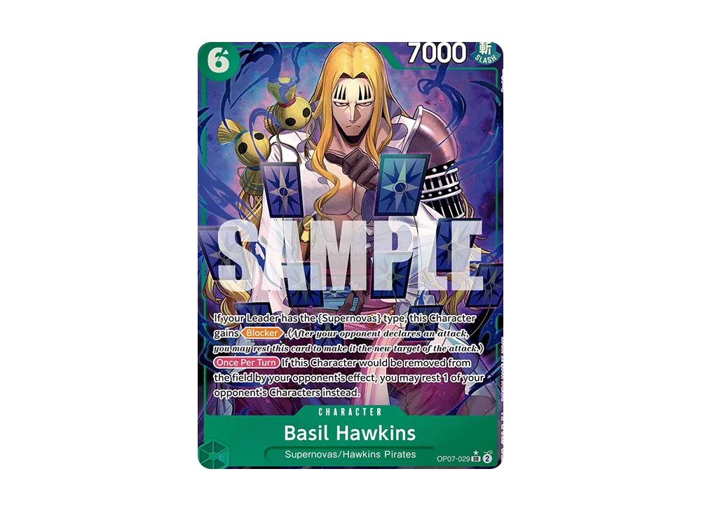 バジル・ホーキンス SR-P [OP07-029]【英語版】(ブースターパック「500年後の未来」)