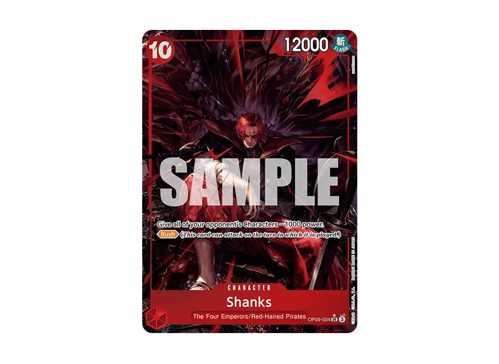 シャンクス：手配書 SR-SPC [OP09-004]【英語版】(ブースターパック