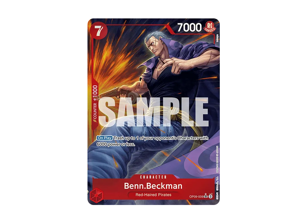 ベン・ベックマン SR : エリア大会 上位記念品 [OP09-009