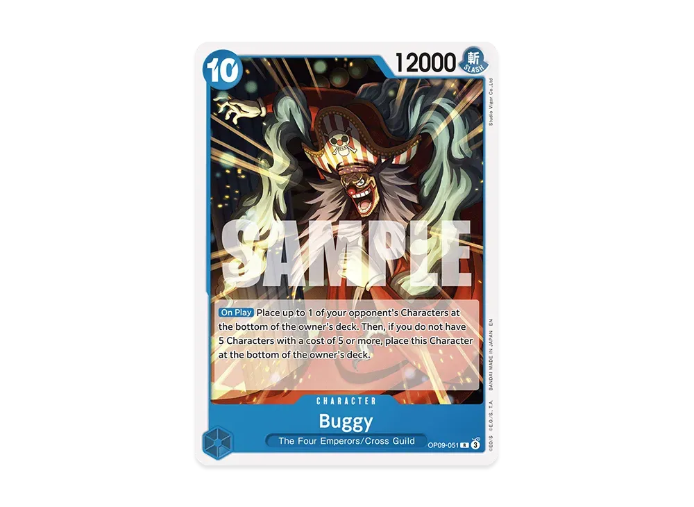 バギー：手配書 R-SPC [OP09-051](ブースターパック「新たなる皇帝