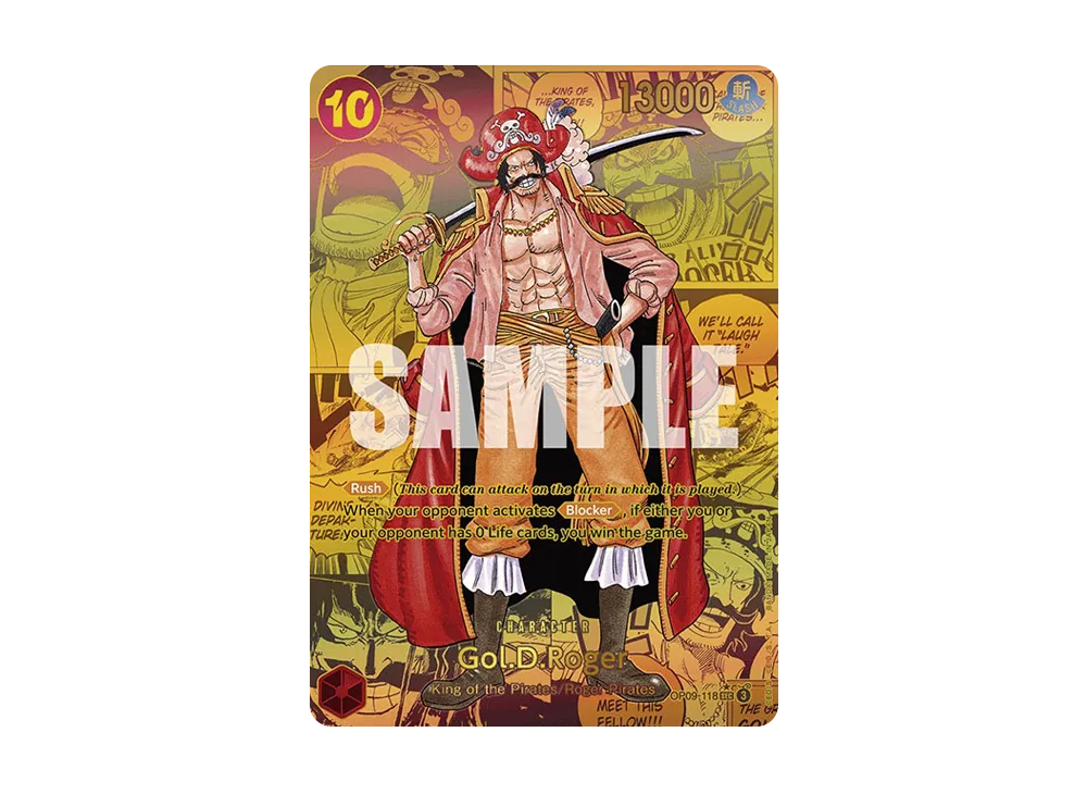 ゴール・D・ロジャー SEC-GSP [OP09-118](ブースターパック「新たなる