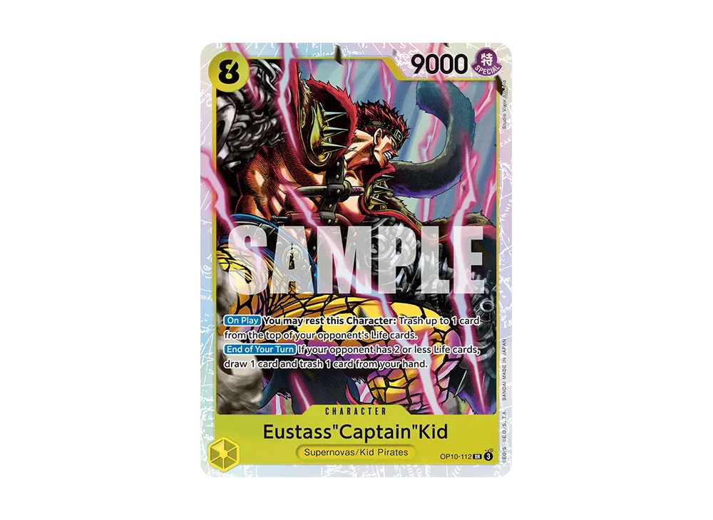 ユースタス・キッド SR [OP10-112]【英語版】(ブースターパック「王族の血統」)