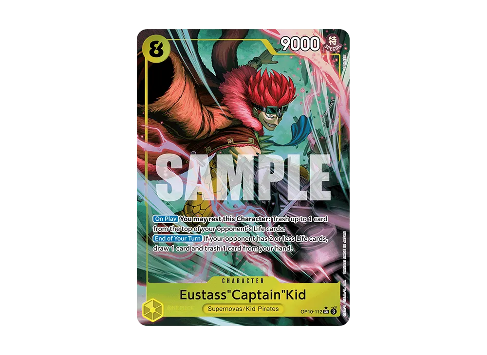 ユースタス・キッド SR-P [OP10-112]【英語版】(ブースターパック「王族の血統」)