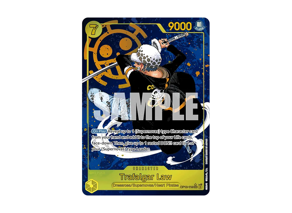 トラファルガー・ロー SEC-SP (コミパラ) [OP10-119](ブースターパック