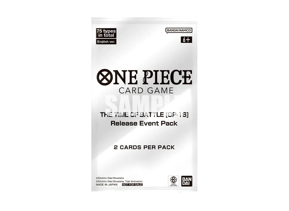 ONE PIECE Card Game Promotional Card "THE TIME OF BATTLE OP-16 Release Event Pack" EN Pack