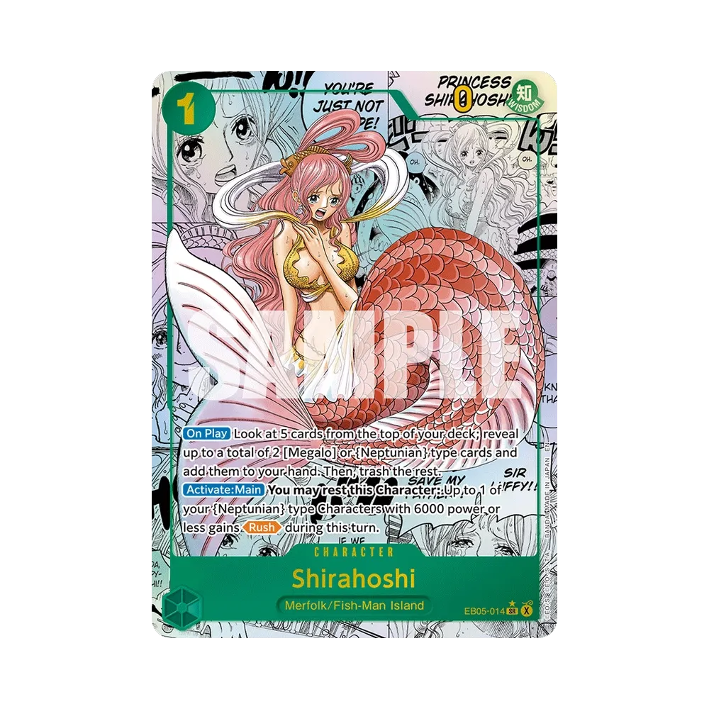 しらほし SR-SP (コミパラ) [EB05-014]【英語版】(ブースターパック「ヒロインズエディション Vol.2」)