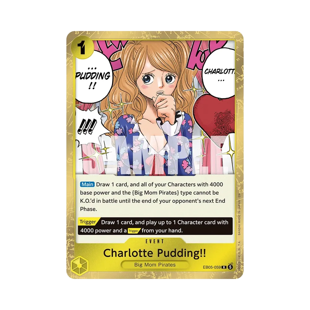 “シャーロット”“プリン”様だ!! R [EB05-059]【英語版】(ブースターパック「ヒロインズエディション Vol.2」)