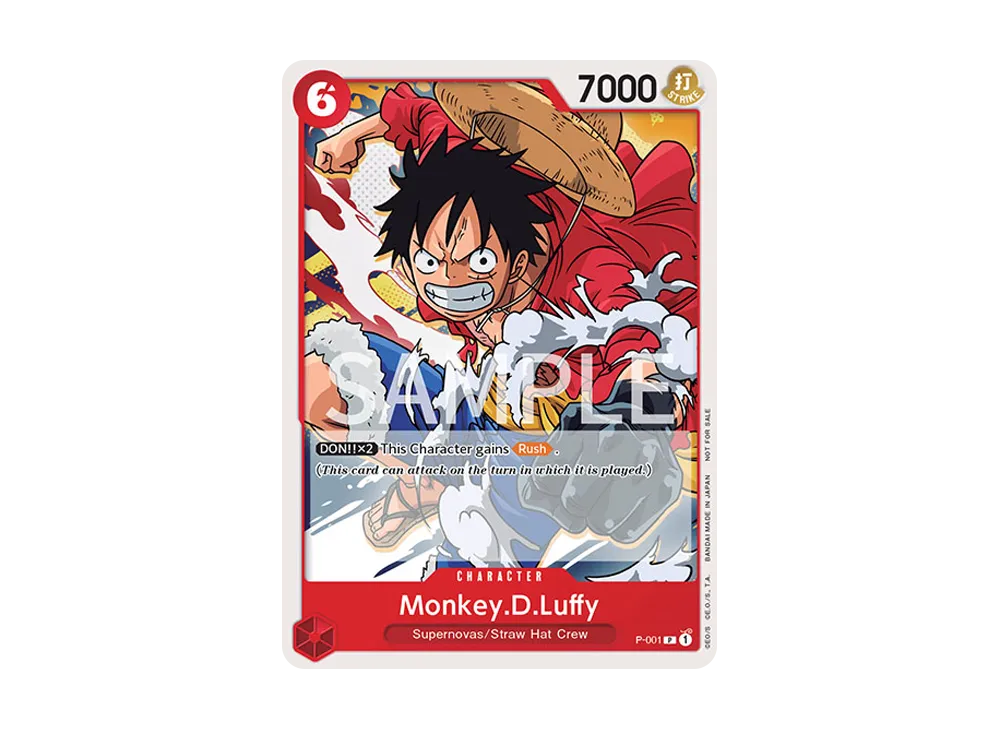 モンキー・D・ルフィ P [P-001]【英語版】(プロモーションカード