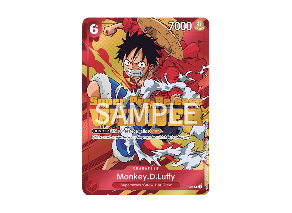 モンキー・D・ルフィ(ウィナー) P [P-001]【英語版】(プロモーション