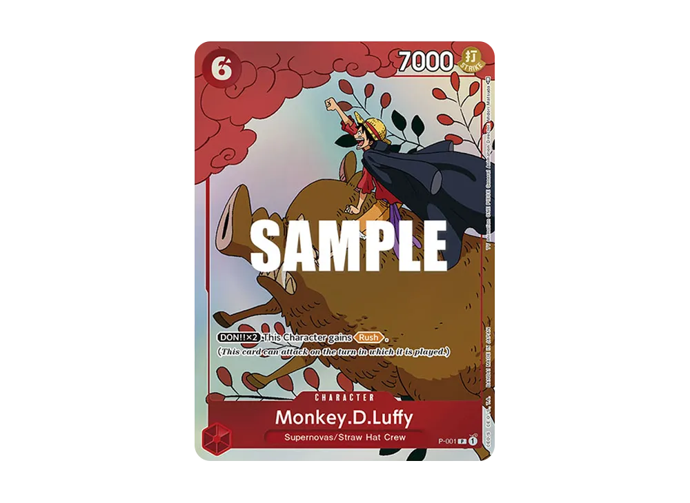 モンキー・D・ルフィ P [P-001]【英語版】(プロモーションカード「ギフトコレクション 2023」)