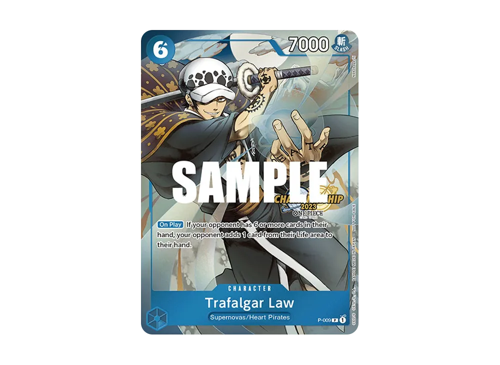 トラファルガー・ロー P [P-009]【英語版】(プロモーションカード「チャンピオンシップ 2023 セレブレーションパック」)