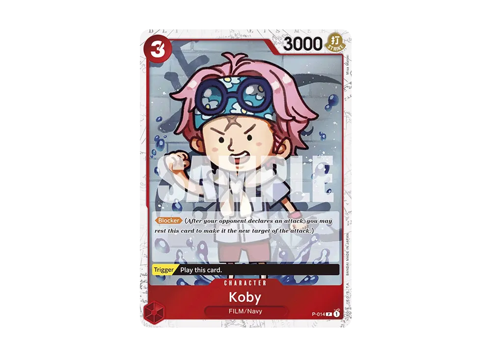克比 P : 海賊旗銀箔 [P-014]【英文版】(高級擴充包「ONE PIECE CARD THE BEST」)