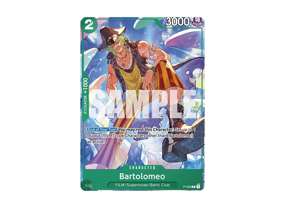 バルトロメオ P [P-029]【英語版】(スタートデッキ「緑 ウタ」)