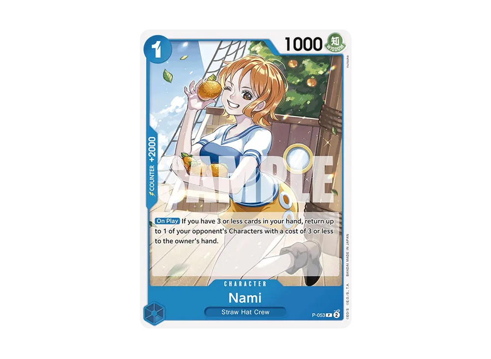 娜美 P [P-053]【英文版】(高級擴充包「ONE PIECE CARD THE BEST」)