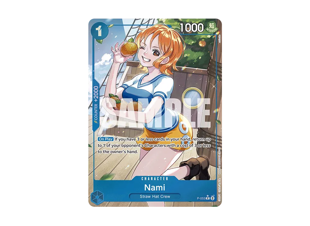 娜美 P :全美術 [P-053]【英文版】(高級擴充包「ONE PIECE CARD THE BEST」)