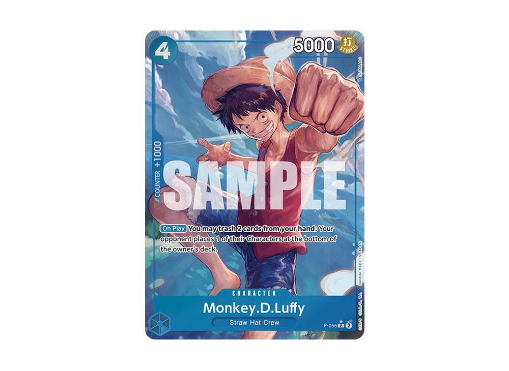 モンキー・D・ルフィ：P (開封済) [P-055]【英語版】(プロモーション