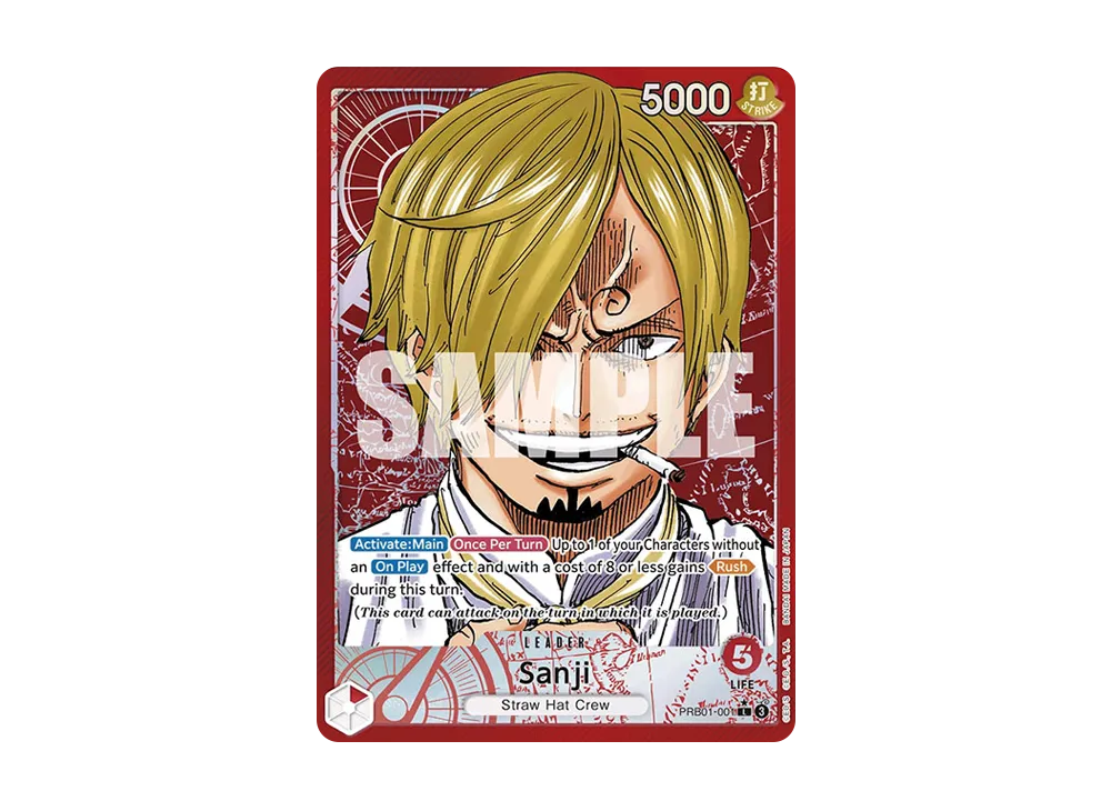 サンジ L-P [PRB01-001](プレミアムブースター「ONE PIECE CARD THE