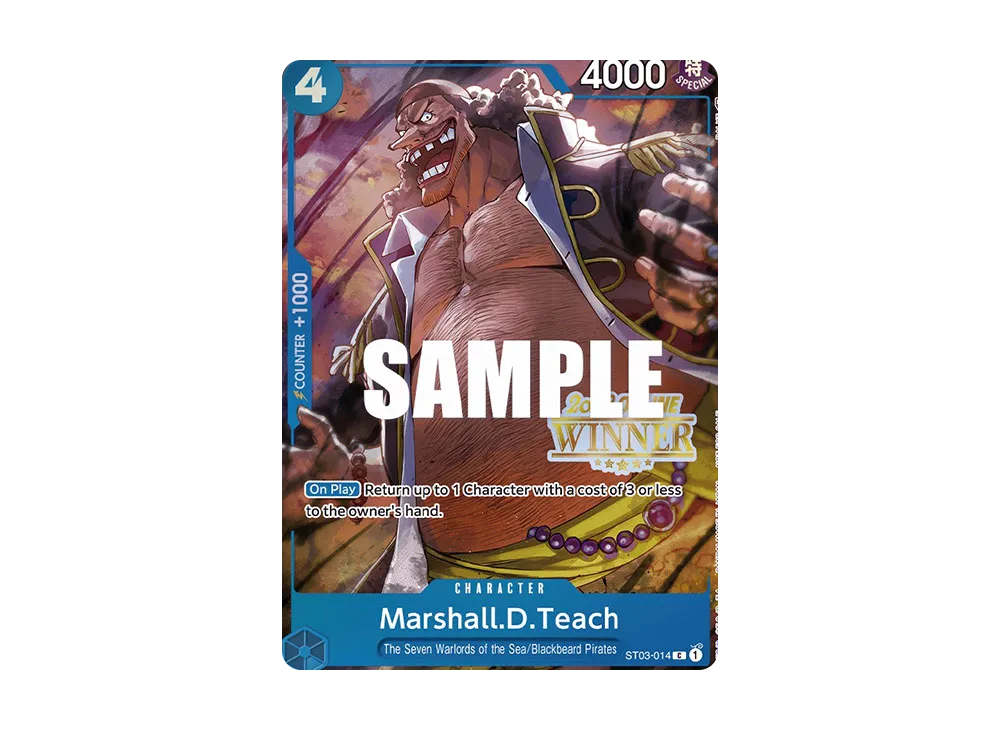 マーシャル・D・ティーチ C [ST03-014]【英語版】(プロモーションカード「オンライン地域 2023 チャンピオンカードセット」)