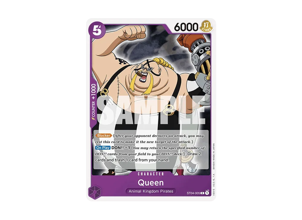 クイーン C SP(スペシャルカード) ST04-005 Queen (SP Alt Art) ST04-005 C Two Legends - ONE PIECE Card Game