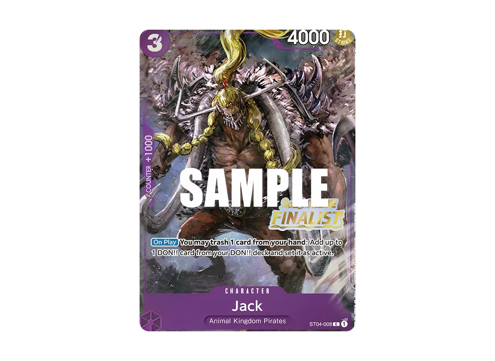 傑克 C [ST04-008]【英文版】(宣傳卡「線上地域 2023 決賽選手卡套組」)