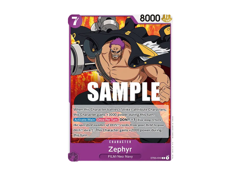 Zephyr C [ST05-010] [EN](Start Deck "ONE PIECE FILM edition")
