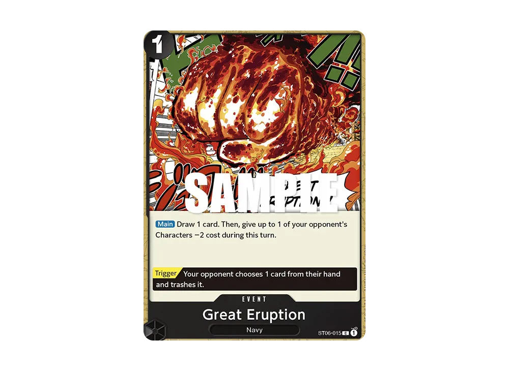 Great Eruption C [ST06-015] [EN](Start Deck "Absolute Justice")