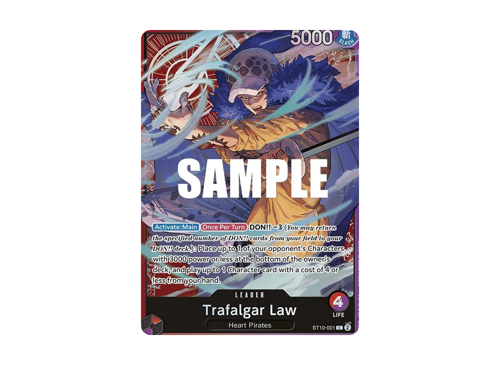 Trafalgar Law L [ST10-001] [EN](Ultra DecK "The Three Captains")