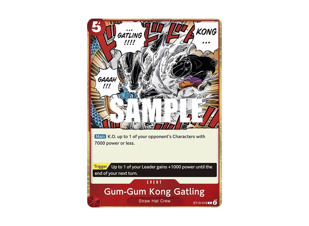 Gum-Gum Kong Gatling C [ST10-016] [EN](Ultra DecK "The Three Captains")