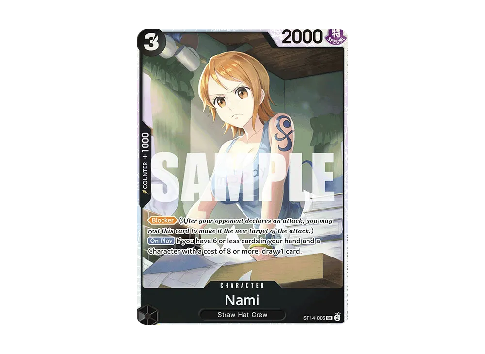 娜美 SR [ST14-006]【英文版】(起始牌組「3D2Y」)