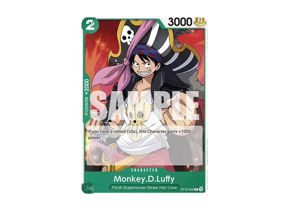 モンキー・D・ルフィ C [ST16-005]【英語版】(スタートデッキ「緑 ウタ」)