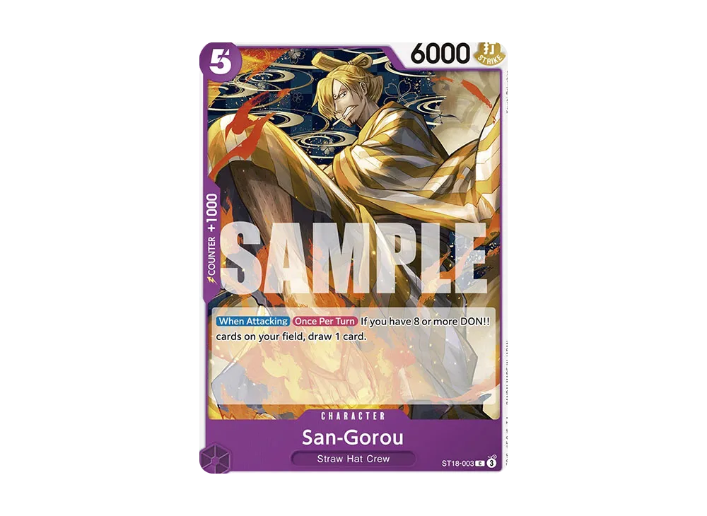太陽五郎 C [ST18-003]【英文版】(起始牌組「紫 蒙其‧D‧魯夫」)