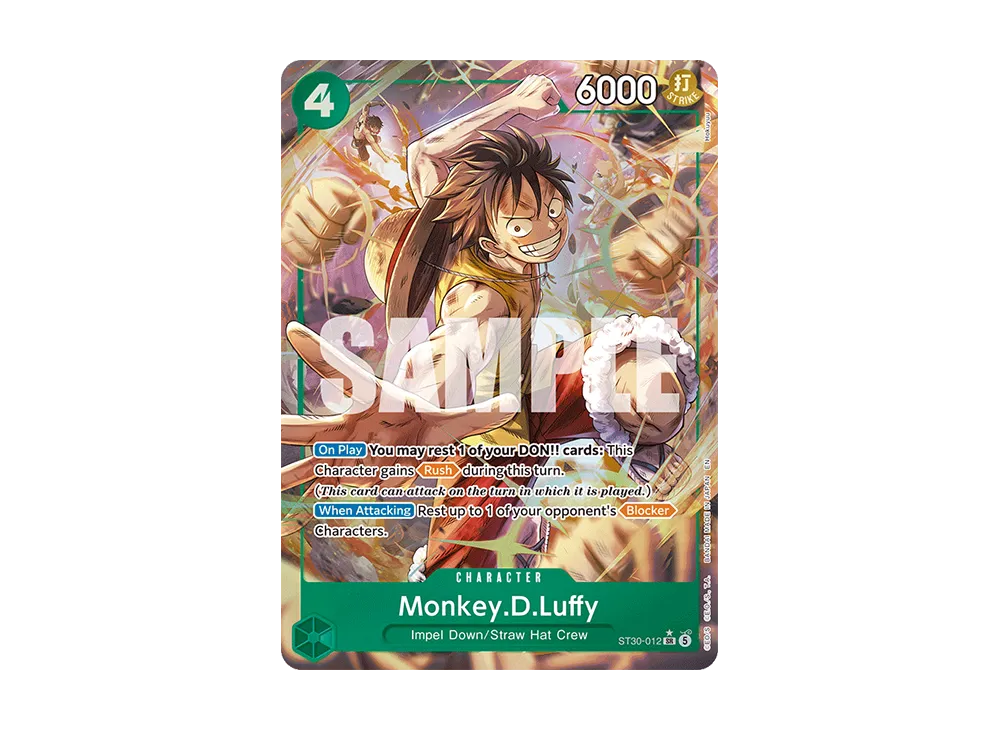 モンキー・D・ルフィ SR-P [ST30-012](スタートデッキEX「ルフィ