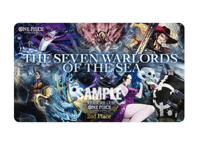 ONE PIECE Card Game Treasure Cup Playmat for 2nd Place