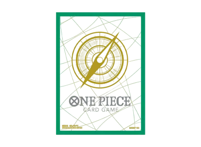 ONE PIECE Card Game Official Card Sleeve 5 Standard Green