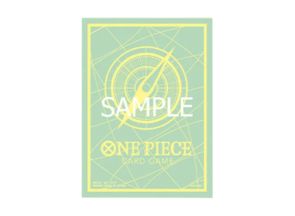 ONE PIECE Card Game Official Card Sleeve 9 Standard Mint Green & Lemon